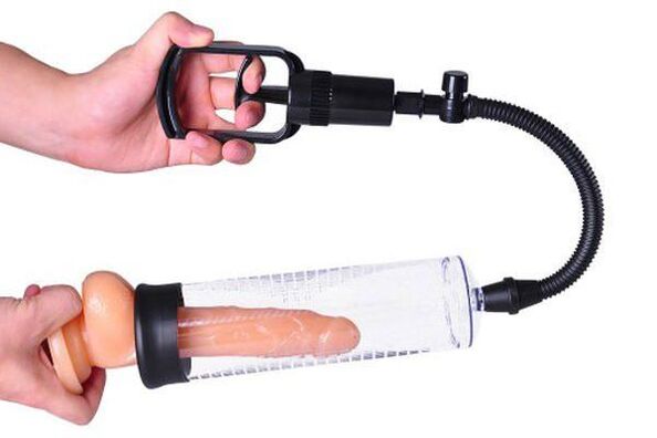 Vakum pompası kullanarak penis büyütme